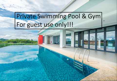 Kolam Renang 16pax Private Infinity Pool & Gym Located In Cyberjaya BioX