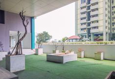 Lobby 3 Minimalist and Comfy Studio at Amethyst Apartment By Travelio