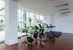 Fitness Center 5 Fully Furnished Apartment 2BR at Vittoria Residence By Travelio