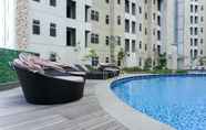 Swimming Pool 4 Fully Furnished Apartment 2BR at Vittoria Residence By Travelio