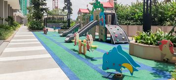 Entertainment Facility 5 Spacious and Cozy 1BR Apartment at Marigold Nava Park By Travelio