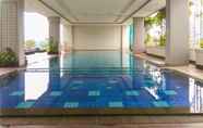 Swimming Pool 4 Fully Furnished Studio Apartment at H Residence Near MT Haryono And Halim By Travelio