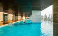 Swimming Pool 4 Fabulous Studio at Menteng Park Apartment By Travelio