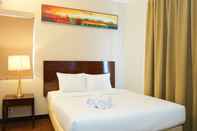 Kamar Tidur 1BR Apartment with Queen Bed at Ancol Marina near Dufan By Travelio