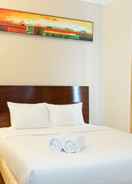 BEDROOM 1BR Apartment with Queen Bed at Ancol Marina near Dufan By Travelio