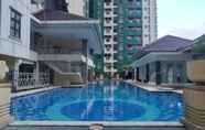 Swimming Pool 3 Great Choice 2BR Apartment at Salemba Residence By Travelio