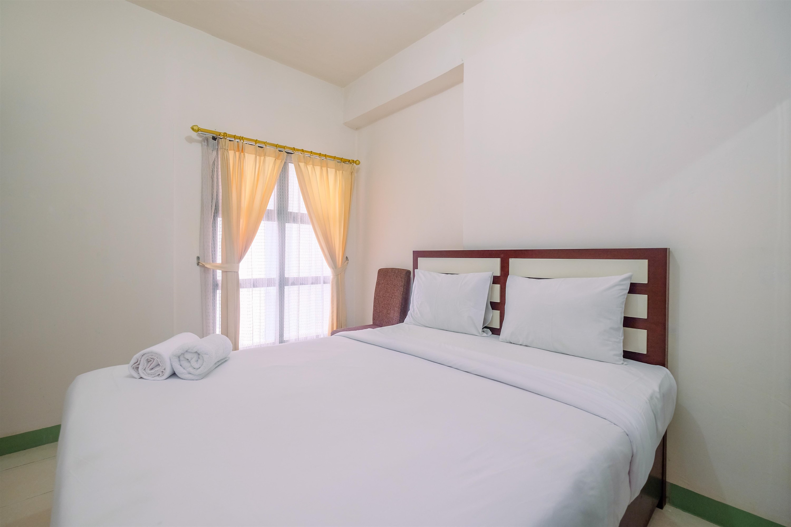 Bedroom Great Choice 2BR Apartment at Salemba Residence By Travelio