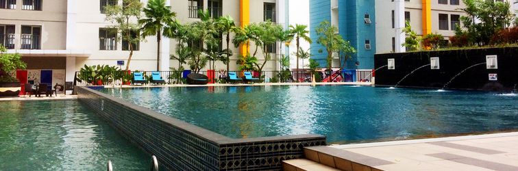 Lobi Comfy Studio with Modern Design Apartment at Paramount Skyline By Travelio