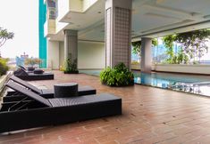 Kolam Renang 6 Relaxing and Elegant Studio Apartment H Residence By Travelio