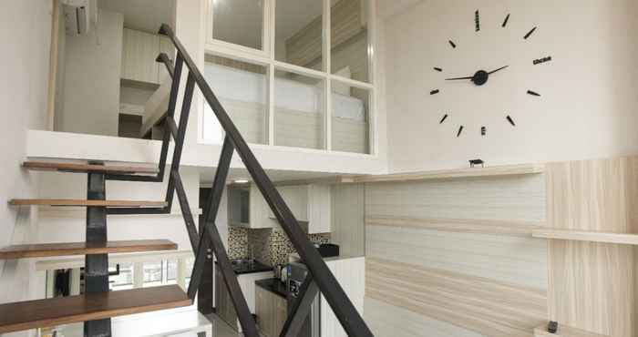 Bedroom Best Value Loft Studio Apartment at Amega Crown Residence By Travelio