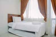 Kamar Tidur Cozy Living Studio at Saladdin Mansion Apartment By Travelio