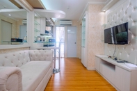 Common Space Cozy Stay at Furnished 2BR Bassura City Apartment By Travelio