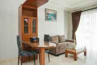 Lobby Comfy 2BR at City Home MOI Apartment Kelapa Gading By Travelio