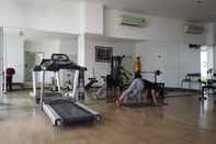 Fitness Center Elegant 2BR with Working Room at The Lavande Residences Apartment By Travelio