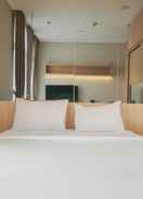 BEDROOM Fully Furnished with New Design Studio Apartment at Ciputra International By Travelio