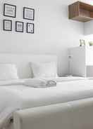 BEDROOM Elegant 2BR near ITB @ Dago Suites Apartment By Travelio