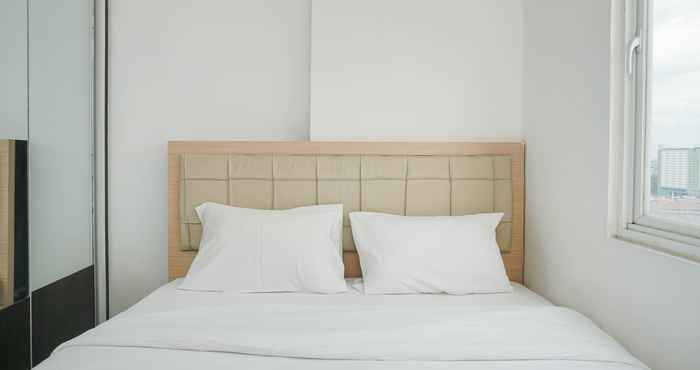 Kamar Tidur Relaxing and Elegan @ 1BR Northland Ancol Apartment By Travelio