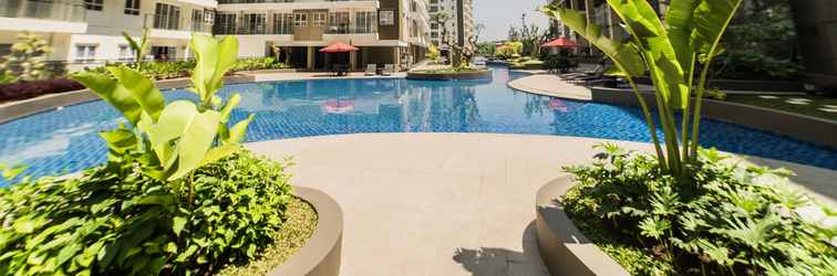 Sảnh chờ Homey 3BR Apartment near Exit Toll at Gateway Pasteur By Travelio
