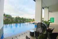 Swimming Pool Breeze Apartments at Bintaro Plaza Residences by OkeStay