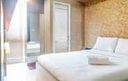 Bedroom 4 Stylish and Relaxing Studio at Tamansari Papilio Apartment By Travelio