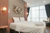 Bedroom Brand New 2BR at Sudirman Suites Apartment By Travelio Premium