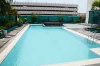 Swimming Pool Good and Spacious 3BR Pangeran Jayakarta Apartment By Travelio