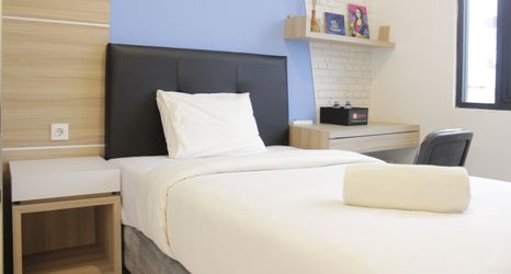 臥室 2 Near BINUS University Studio Semi Apartment at The Lodge Paskal By Travelio