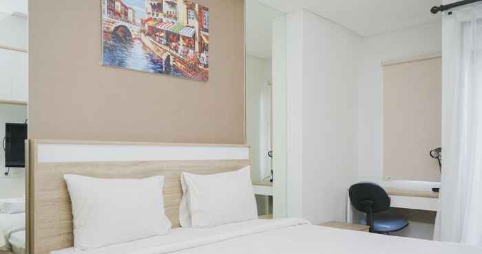 ห้องนอน Comfortable Studio at Springwood Residence Apartment By Travelio