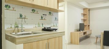 Common Space 6 Modern and Comfy 2BR at Meikarta Apartment By Travelio