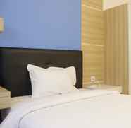 Bedroom 2 Zest Studio Semi Apartment near BINUS University at The Lodge Paskal By Travelio