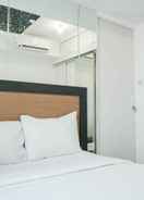 BEDROOM Cozy Living 1BR Apartment at Pakubuwono Terrace By Travelio