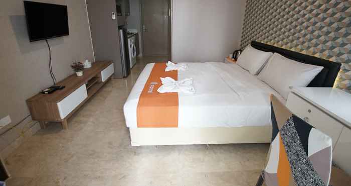 ห้องนอน Apatel Gold Coast Seaview Apartemen PIK