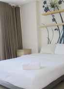 BEDROOM Comfort and Elegant Studio Apartment at Bintaro Plaza Residence By Travelio