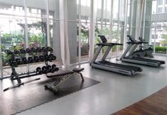 Fitness Center 7 Comfortable and Nice 1BR at Casa de Parco Apartment By Travelio