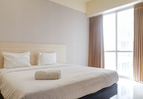 침실 Classic Modern Studio (No Kitchen) at My Tower Apartment By Travelio