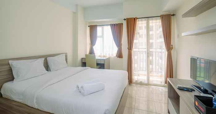 Bilik Tidur Simply and Comfy Studio Apartment at Margonda Residences 3 By Travelio