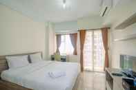 Bedroom Simply and Comfy Studio Apartment at Margonda Residences 3 By Travelio