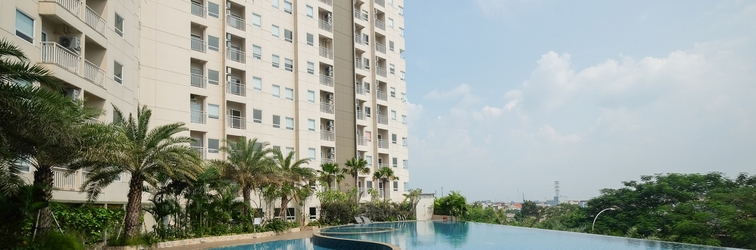 Lobi Elegant 1BR Apartment with Working Space at Mustika Golf Residence By Travelio