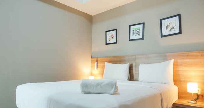 Bedroom Elegant 1BR Apartment with Working Space at Mustika Golf Residence By Travelio