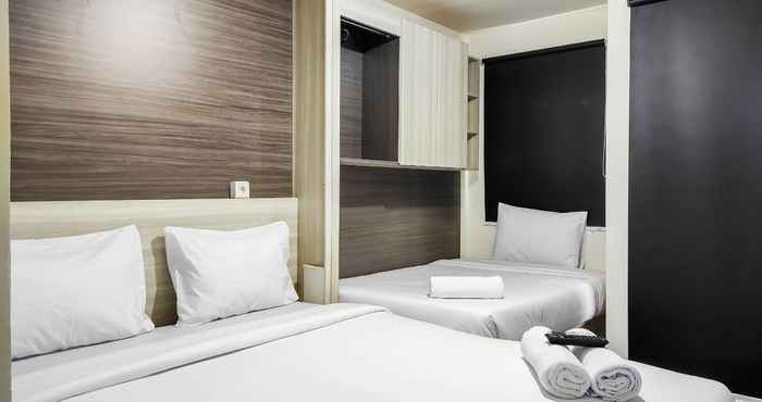 Bedroom Great Choice Studio at Vida View Makassar Apartment By Travelio