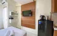 Bedroom 2 Homey Studio Apartment at Harvard Jatinangor near IPDN By Travelio