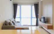 Lobby 2 Super Comfy & Brand New 1BR Marigold Nava Park Apartment By Travelio