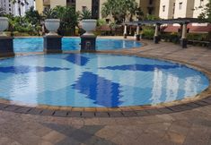 Swimming Pool 5 Comfy & Cozy 2BR High Floor Apartment at Mediterania Palace Residences By Travelio