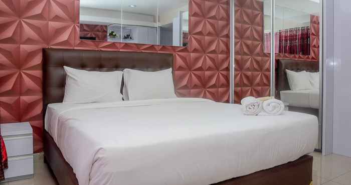 Bedroom Strategic and Best Studio at Tamansari The Hive Apartment By Travelio