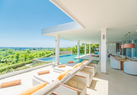 寝室 Deep Blue Villa Bali