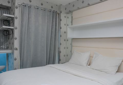 Bedroom Comfort with City View Studio Apartment at Tifolia By Travelio