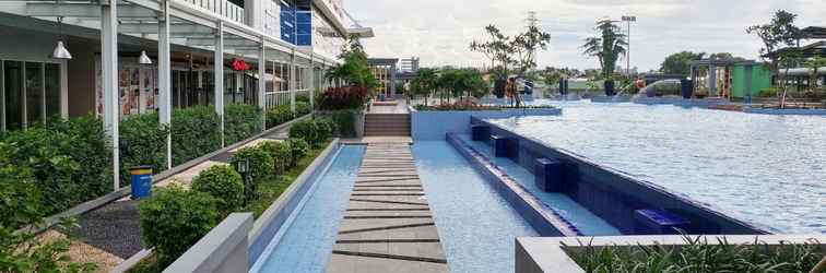 ล็อบบี้ Modern Studio Apartment at Green Pramuka City By Travelio