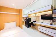 Bedroom Fully Furnished Studio with Comfy Design Dave Apartment By Travelio