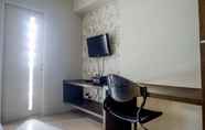 Bedroom 2 Classic and Modern Studio Apartment at The Square Surabaya By Travelio