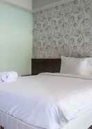 BEDROOM Classic and Modern Studio Apartment at The Square Surabaya By Travelio